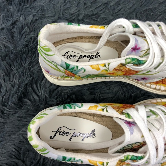 FREE PEOPLE JACKSON PINEAPPLE ESPADRILLE SNEAKER - Picture 7 of 8